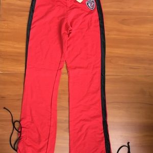 📣NEW Cheerleader NFL Atlanta Falcons Red Pants, L